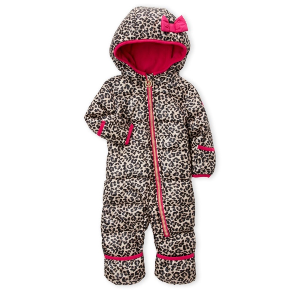 Michael Kors: Leopard Print Baby Snow Suit